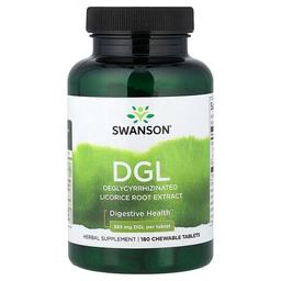 스완슨 비타민 Swanson Vitamins, DGL, 츄어블 정 180정