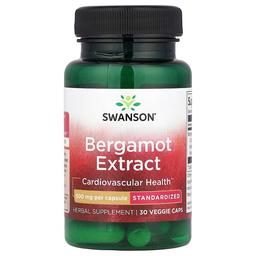 스완슨 비타민 Swanson Vitamins, 베르가모트 추출물, 500mg, 베지 캡슐 30정