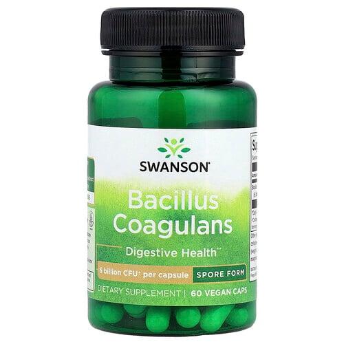 스완슨 비타민 Swanson Vitamins, 바실러스 코아귤런스, 60억CFU, 베지 캡슐 60정 상품 이미지
