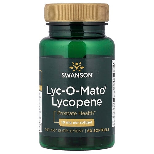 스완슨 비타민 Swanson Vitamins, Lyc-O-Mato® 라이코펜, 10mg, 소프트젤 60정 상세 이미지
