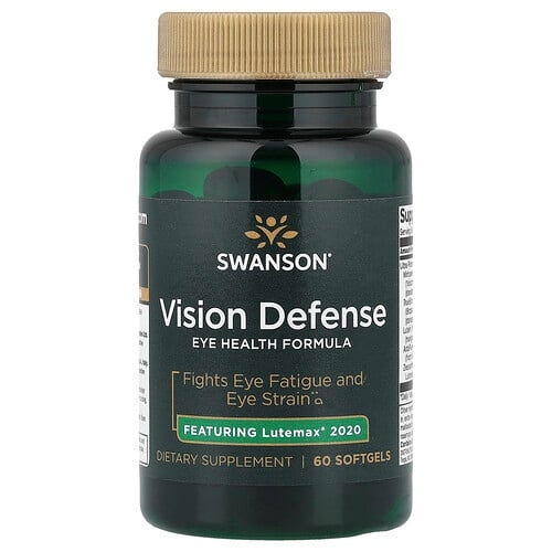 스완슨 비타민 Swanson Vitamins, 비전 디펜스, 소프트젤 60정 상세 이미지