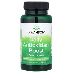스완슨 비타민 Swanson Vitamins, 데일리 항산화제 부스트, 소프트젤 60정