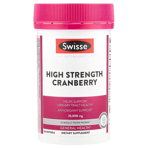 스위즈 Swisse, Ultiboost, 고영양 크랜베리, 25,000mg, 소프트젤 100정 상세 이미지