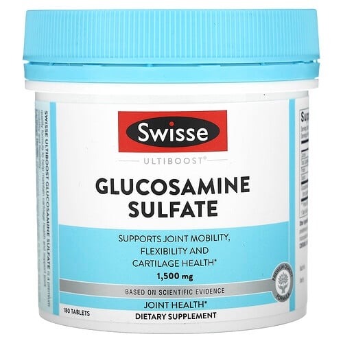 스위즈 Swisse, Ultiboost, 글루코사민 황산염, 1,500mg, 180정 상세 이미지