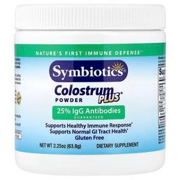 심바이오틱스 Symbiotics, Colostrum Plus® 분말, 63.8g(2.25oz)
