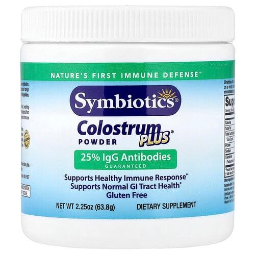 심바이오틱스 Symbiotics, Colostrum Plus® 분말, 63.8g(2.25oz) 상품 이미지