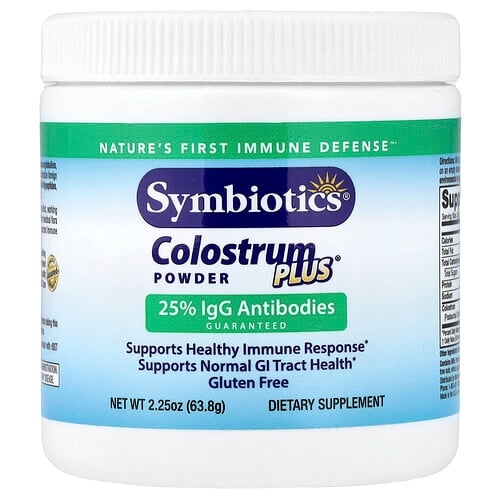 심바이오틱스 Symbiotics, Colostrum Plus® 분말, 63.8g(2.25oz) 상세 이미지