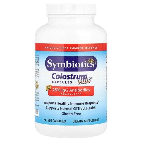 심바이오틱스 Symbiotics, Colostrum Plus, 베지 캡슐 240정 상세 이미지