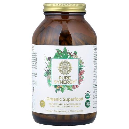 퓨어 시너지 Pure Synergy, 유기농 슈퍼 푸드, 캡슐 270정 상품 이미지
