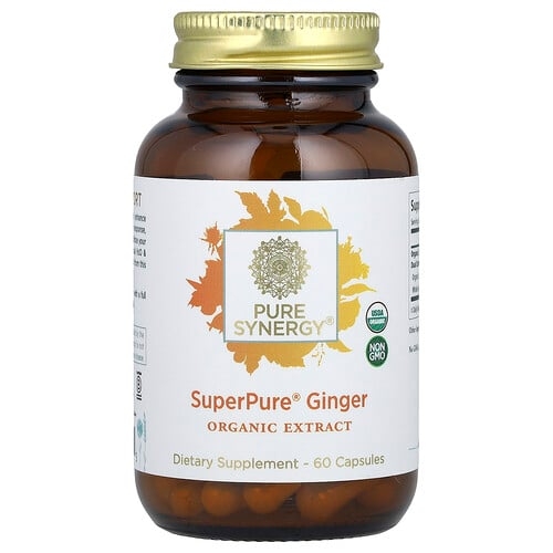퓨어 시너지 Pure Synergy, SuperPure® 생강, 캡슐 60정 상세 이미지