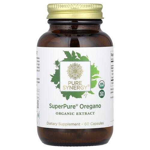 퓨어 시너지 Pure Synergy, SuperPure® 오레가노, 캡슐 60정(캡슐 1정당 450mg) 상품 이미지