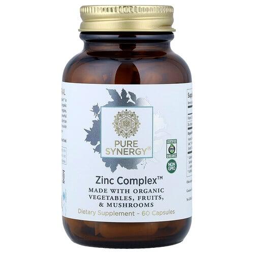 퓨어 시너지 Pure Synergy, Zinc Complex™, 캡슐 60정 상품 이미지
