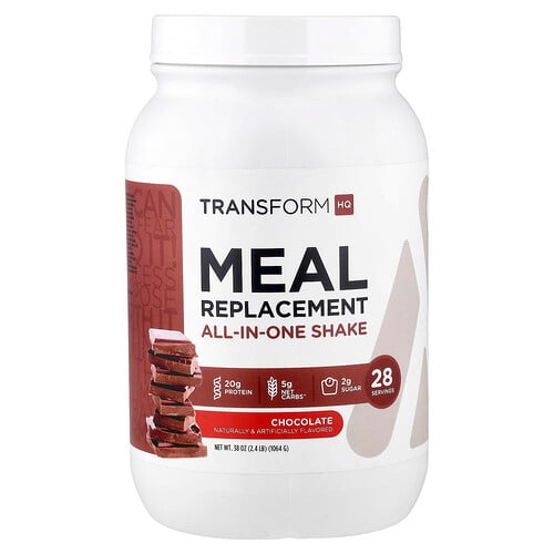 트랜스폼HQ TransformHQ, 식사 대용, 올인원 셰이크, 초콜릿, 1064g(2.4lb 38oz) 상세 이미지
