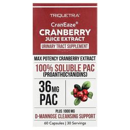 Triquetra Health, CranEze®, 크랜베리즙 추출물, 캡슐 60정