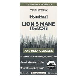 Triquetra Health, MycoMax®, 노루궁뎅이버섯 추출물, 맥시멈 스트렝스, 캡슐 60정(캡슐 1정당 250mg)