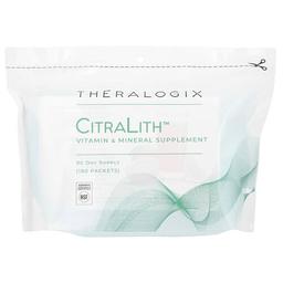 테라로직 Theralogix, Citralith, 비타민 및 미네랄 보충제, 180팩, 각 2.45g