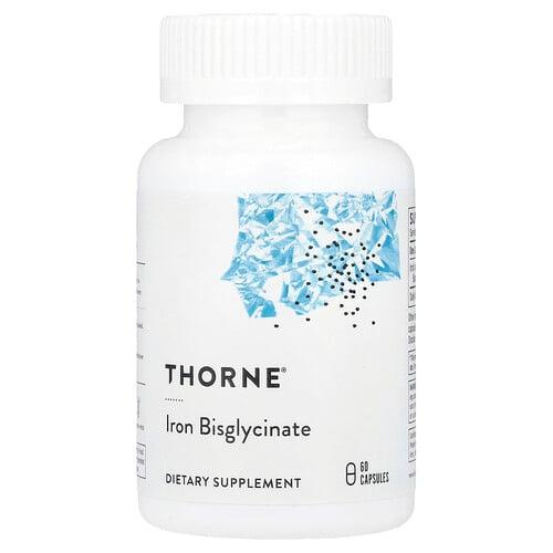 쏜 리서치 Thorne, 철분 비스글리시네이트, 60캡슐(캡슐 1정당 25mg) 상품 이미지
