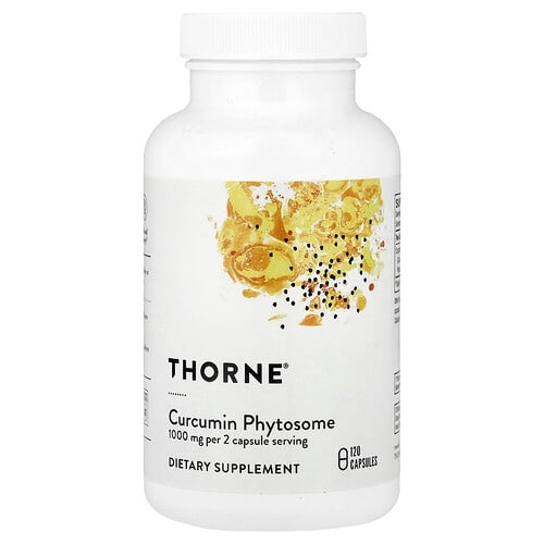 쏜 리서치 Thorne, 커큐민 파이토솜, 500mg, 캡슐 120정(캡슐 1정당 500mg) 상세 이미지