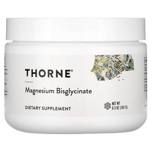 쏜 리서치 Thorne, 마그네슘 비스글리시네이트, 6.5 oz (187g) 상품 이미지