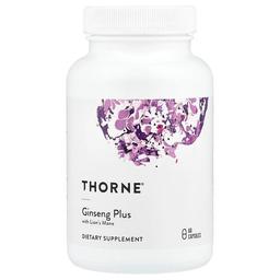 쏜 리서치 Thorne, 인삼 플러스, 노루궁뎅이버섯 함유, 캡슐 60정