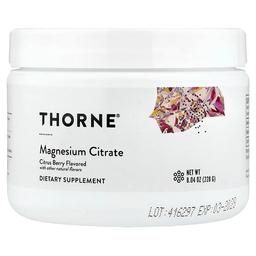 쏜 리서치 Thorne, 마그네슘시트레이트, 시트러스 베리 맛, 228g(8.04oz)