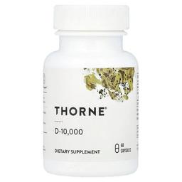 쏜 리서치 Thorne, D-10,000, 캡슐 60정(캡슐 1정당 250mcg)