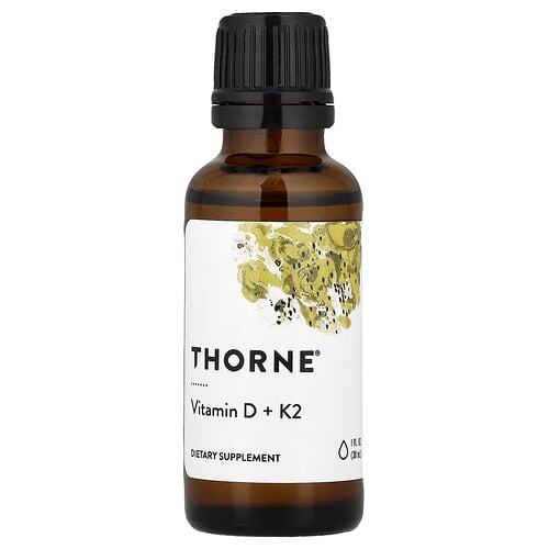쏜 리서치 Thorne, 비타민D + K2, 30ml 상세 이미지