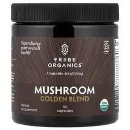 트라이브 오가닉스 Tribe Organics, 골든 버섯 혼합물, 캡슐 90정