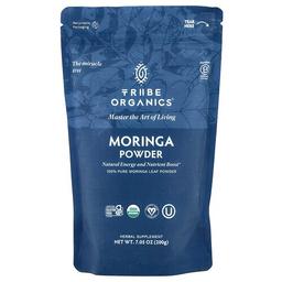 트라이브 오가닉스 Tribe Organics, 모링가 가루, 200g(7.05oz)