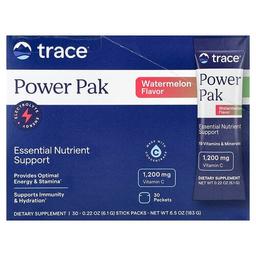 트레이스 미네랄 리서치 Trace, 파워 팩, 수박, 스틱 팩 30개, 각 6.1g(0.22oz)