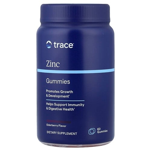 트레이스 미네랄 리서치 Trace, 아연 구미젤리, 엘더베리, 구미젤리 60개(구미젤리 1개당 15mg) 상세 이미지