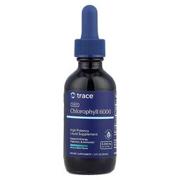 트레이스 미네랄 리서치 Trace, 이온성 엽록소 6000, 천연 민트, 59ml(2fl oz)