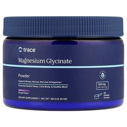 트레이스 미네랄 리서치 Trace, 글리신마그네슘 분말, 포도, 180g(6.35oz)