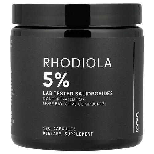토니크 Toniiq, 홍경천 5%, 캡슐 120정(캡슐 1정당 300mg) 상품 이미지
