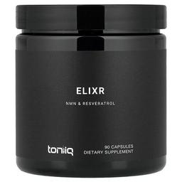 토니크 Toniiq, Elixr, NMN 및 레스베라트롤, 캡슐 90정