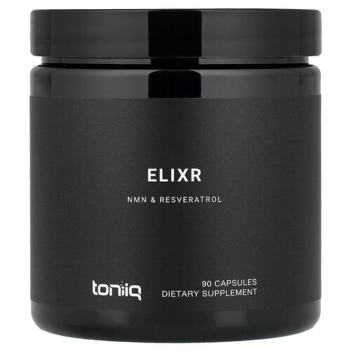 토니크 Toniiq, Elixr, NMN 및 레스베라트롤, 캡슐 90정 상세 이미지