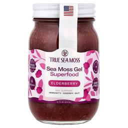 트루 씨 모스 True Sea Moss, 바다 이끼 젤 슈퍼 푸드, 엘더베리, 473ml(16fl oz)