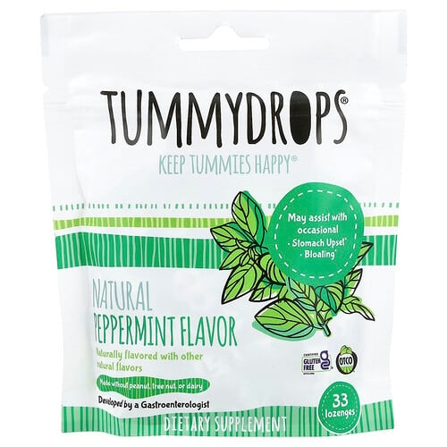 터미드랍 Tummydrops, 천연 페퍼민트, 사탕 정제 33정 상세 이미지
