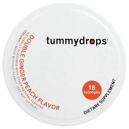 터미드랍 Tummydrops, 더블 진저, 복숭아, 사탕 정제 18정