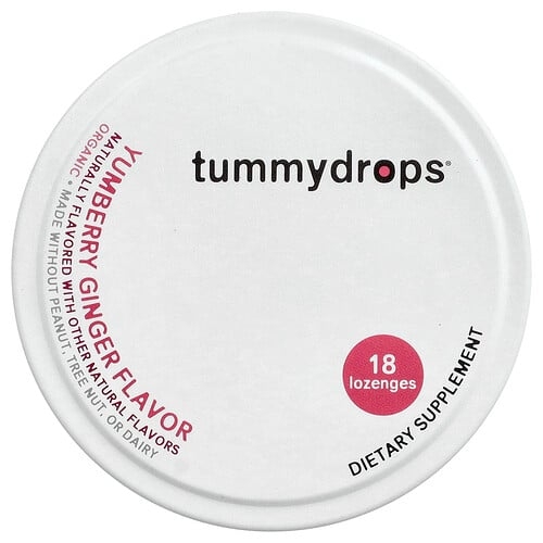 터미드랍 Tummydrops, 소귀나무 생강, 사탕 정제 18정 상세 이미지