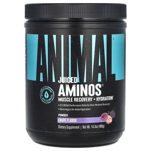 애니멀 Animal, Juiced Aminos® 분말, 포도 맛, 405g(14.3oz) 상품 이미지