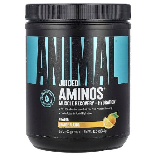 애니멀 Animal, Juiced Aminos® 분말, 오렌지, 384g(13.5oz) 상품 이미지