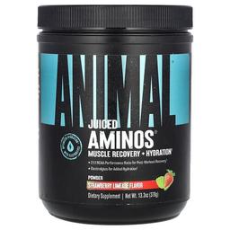애니멀 Animal, Juiced Aminos®, 딸기 라임에이드, 378g(13.3oz)