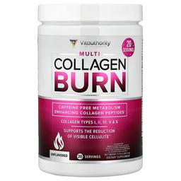 바이타소리티 Vitauthority, Multi Collagen Burn, 무맛, 162.4g(5.73oz)