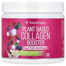 바이타소리티 Vitauthority, 식물성 콜라겐 부스터, 어 힌트 오브 바닐라, 130g(4.58oz)