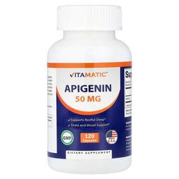 비타매틱 Vitamatic, 아피제닌, 50mg, 캡슐 120정