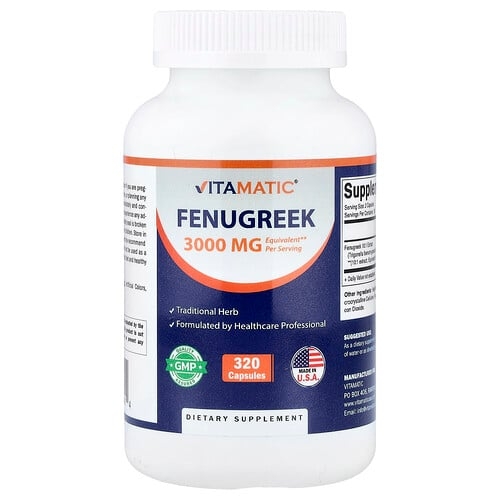 비타매틱 Vitamatic, 호로파, 캡슐 320정(캡슐 1정당 150mg) 상세 이미지
