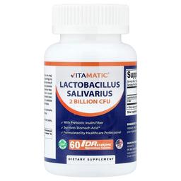 비타매틱 Vitamatic, 락토바실러스 살리바리우스, 20억CFU, 60 DRCaps®