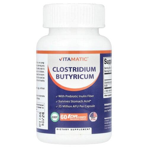 비타매틱 Vitamatic, 클로스트리디움 부티리쿰, 2,500만 AFU, 캡슐 60정 상품 이미지