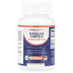 비타매틱 Vitamatic, 바실러스 서브틸리스, DRcaps® 하이프로멜로오스 캡슐 60정
